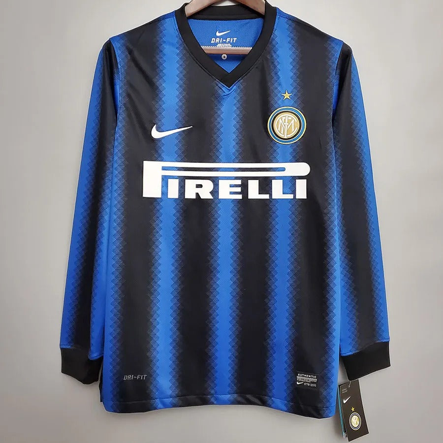 Maillot Domicile Inter Milan Manches Longues Retro 2010/2011