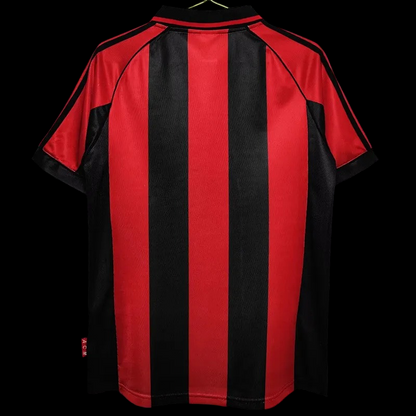 Maillot Domicile Ac Milan Retro 1998/1999