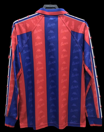 Maillot Domicile FC Barcelone Manches Longues Retro 1996/1997