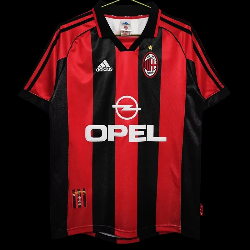 Maillot Domicile Ac Milan Retro 1998/1999