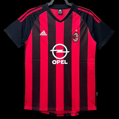 Maillot Domicile Ac Milan Retro 2002/2003