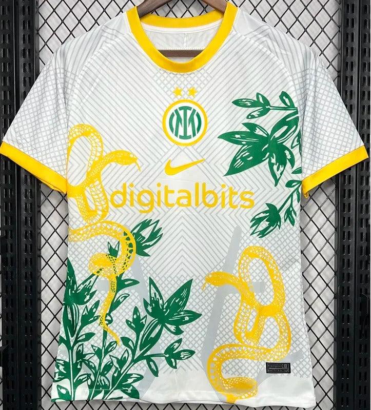 Maillot Inter Milan Blanc et Jaune Concept 24/25