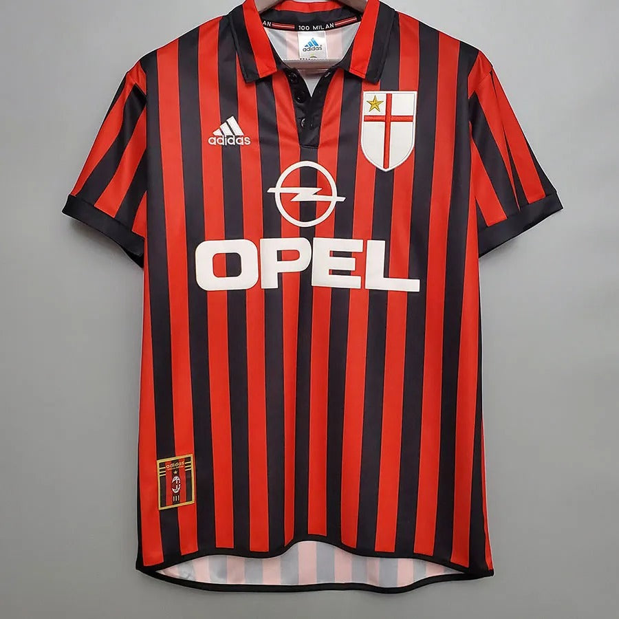 Maillot Domicile Ac Milan Retro 1999/2000