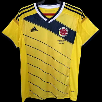 Maillot Domicile Colombie Retro 2014