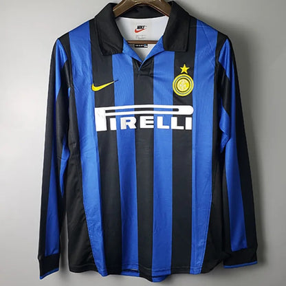 Maillot Domicile Inter Milan Manches Longues Retro 1998/1999